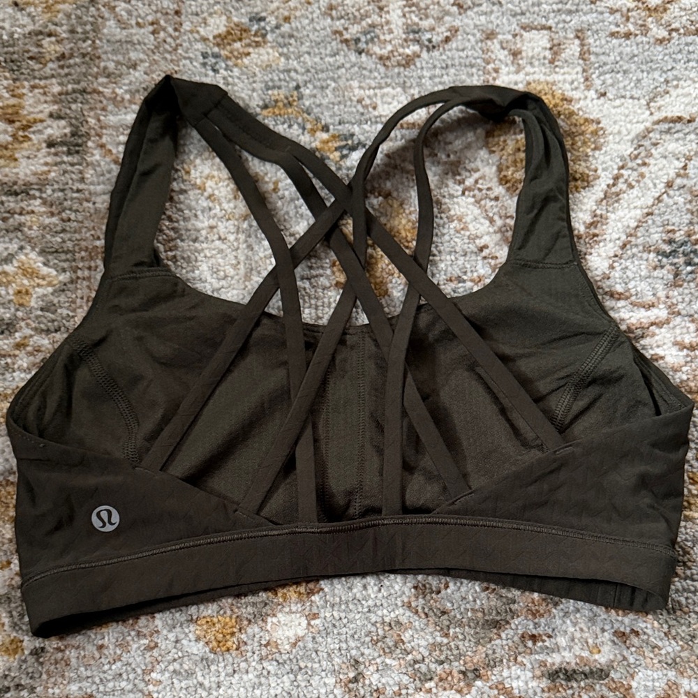 Lululemon strappy bra, worn only once
